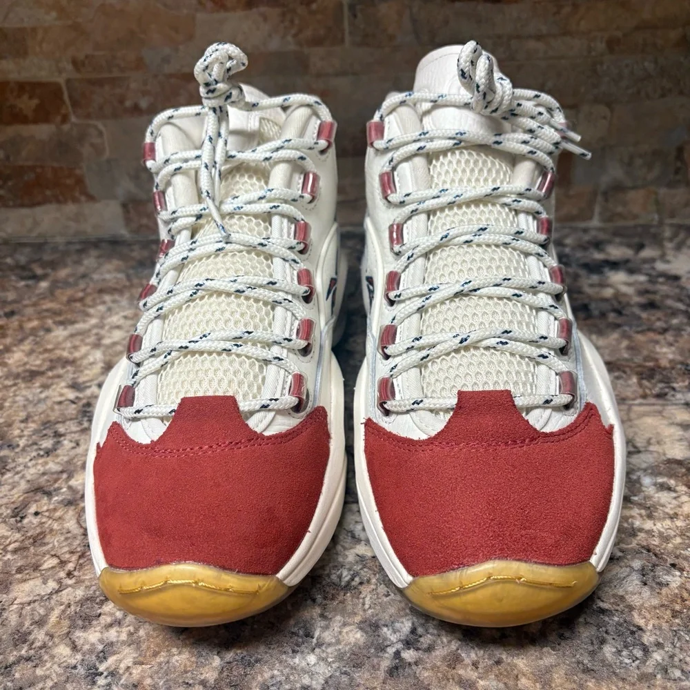 Reebok Iverson Question Vintage Red Toe Size 9 - Picture 3 of 9